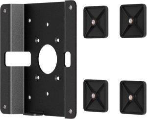 Uchwyt Compulocks Compulocks VESA Glass Mount Bracket with Security Slot - Befestigungskit (VESA-Halterung) - fur LCD-Display/Tablet - Montageschnittstelle: 100 x 100 mm - auf Glas befestigt 3