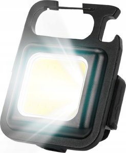 Latarka VERGIONIC MOCNA MINI LATARKA LED KIESZONKOWA BRELOK MAGNES OTWIERACZ UCHWYT NÓŻKA 3