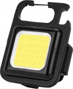 Latarka VERGIONIC MOCNA MINI LATARKA LED KIESZONKOWA BRELOK MAGNES OTWIERACZ UCHWYT NÓŻKA 9