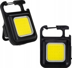 Latarka VERGIONIC MOCNA MINI LATARKA LED KIESZONKOWA BRELOK MAGNES OTWIERACZ UCHWYT NÓŻKA 10