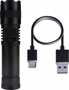 Latarka VERGIONIC LATARKA PODRĘCZNA MAŁA PORĘCZNA DO KIESZENI MOCNA 2W USB-C VERGIONIC 5