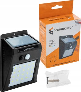 VERGIONIC LAMPA ŚCIENNA SOLARNA LED Z CZUJNIKAMI RUCHU BIAŁY NA ŚCIANE VERGIONIC 6