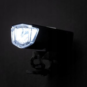 VERGIONIC MOCNA LAMPKA ROWEROWA PRZEDNIA LED 3 TRYBY 300 LM USB 800mAh WODOODPORNA 4