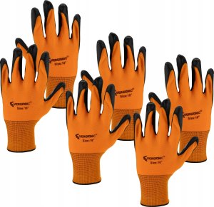 VERGIONIC Rękawice ochronne rozmiar 10 3 pary Rękawiczki robocze VERGONIC 2