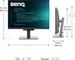 Monitor BenQ RD280U (9H.LM1LJ.TBE) 5