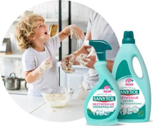 SANYTOL Płyn do mycia podłóg uniwersalny Cytrynowy 1 l 2