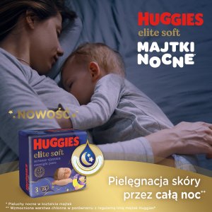 Huggies Pieluchomajtki na noc Elite Soft Night Pants rozmiar 3 (6-11kg) 23 szt 4