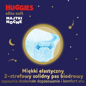 Huggies Pieluchomajtki na noc Elite Soft Night Pants rozmiar 3 (6-11kg) 23 szt 7