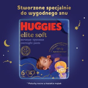 Huggies Pieluchomajtki Elite Soft Night Pants na noc rozmiar 6 (15-25kg) 16 szt 3