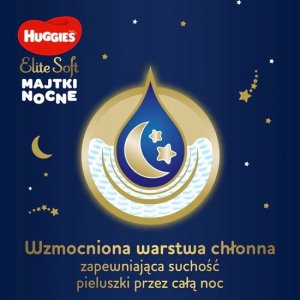 Huggies Pieluchomajtki Elite Soft Night Pants na noc rozmiar 6 (15-25kg) 16 szt 5