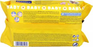 SEPTONA Chusteczki nawilżane Dziecięcy dla dzieci i niemowląt z rumiankiem 80szt 2