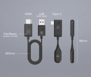 Transmiter FM Minix Bezprzewodowy transmiter obrazu, wideo, USB-C na HDMI, Full HD, MINIX C1 4