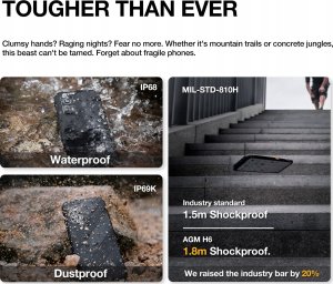 Smartfon Bea-fon AGM MOBILE H6 Smartphone Outdoor 7