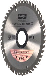 Faster Tools FASTER TOOLS Tarcza widiowa do cięcia drewna 350 x 30 84 2,5 2,2 one size 14