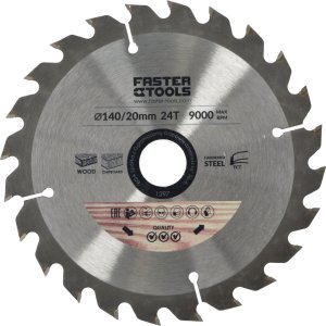 Faster Tools FASTER TOOLS Tarcza widiowa do cięcia drewna 200 x 30 24 1,9 1,4 one size 5