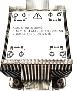 Chłodzenie CPU Dynatron DYNATRON N2 Intel CPU Kuehler 4189-4-5 P4-P5 oder P+ 2U Kuehlkoerper und Lamellen aus Aluminium Passiv und bis zu 270W TDP 3