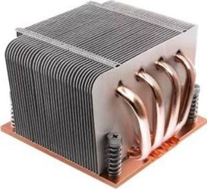 Chłodzenie CPU Dynatron DYNATRON Q2 Intel CPU Kuehler LGA1700 2U Kuehlkoerper aus Kupfer und Aluminium Lamellen plus 4 Heat Pipes Passiv bis zu 150W TDP 1