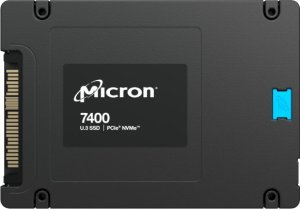 Dysk SSD Micron Dysk SSD Micron 7400 PRO 7.68TB U.3 (15mm) NVMe Gen4 MTFDKCC7T6TDZ-1AZ1ZABYY (DWPD 1) Tray 1