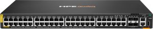 Switch HP HPE Aruba Networking CX 6200F 48G Class-4 PoE 4SFP+ 370W Switch (EN) 1