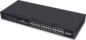 Switch InLine InLine® Gigabit Network Switch 24-Port, 1Gb/s, 19" 1U, metal, fanless 1