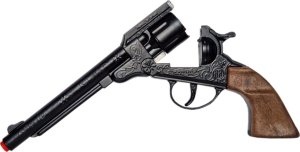 Gonher GONHER Hiszpański Metalowy Rewolwer Pistolet Na Kapiszony 8-Strzałowy 4