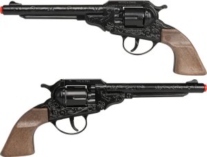 Gonher GONHER Hiszpański Metalowy Rewolwer Pistolet Na Kapiszony 8-Strzałowy 6