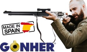 Gonher GONHER Metalowa Strzelba Hukowa Na Kapiszony Kowbojska 8 - Strzałowa + 3x Spłonka 4