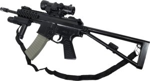 Gonher Replika ASG SUBKARABINKA KAC PDW Karabin Metalowy na Kulki 6mm + Pistolet + Granat 14