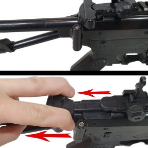 Gonher Replika ASG SUBKARABINKA KAC PDW Karabin Metalowy na Kulki 6mm + Pistolet + Granat 7