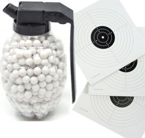 Gonher SZTUCER Karabin Myśliwski Na Kulki 6mm Snajperka ASG z Laserem + Granat kulek bezszw. 15