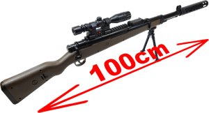 Gonher SZTUCER Karabin Myśliwski Na Kulki 6mm Snajperka ASG z Laserem + Granat kulek bezszw. 6