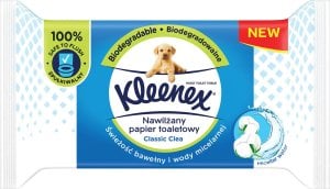 Kleenex Nawilżany papier toaletowy KLEENEX Classic 42 szt. 1