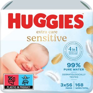 Huggies Chusteczki nawilżane HUGGIES Extra Care Sensitive 168 szt 2