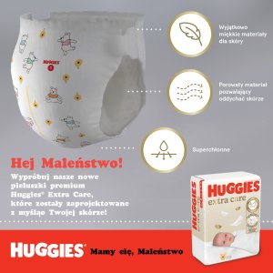 Huggies Pieluszki HUGGIES Extra Care Newborn rozmiar 1 (2-5kg) 84 szt 9