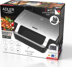 Opiekacz Adler Opiekacz do kanapek ADLER AD 3073 12