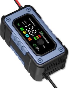 Qoltec Prostownik do akumulatora z funkcjš naprawy | Inteligentna mikroprocesorowa ładowarka | 12V | 7A | LED | 4 tryby 2