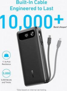 Anker PowerBank 20000 mAh 65W 1xA 1xC + kabel 2