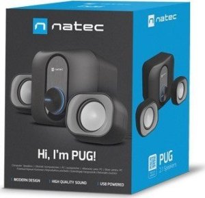 Głośniki komputerowe Natec Pug czarne (NGL-2111) 2