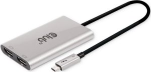 System przekazu sygnału AV Club 3D Club3D Video hub Thunderbolt 3 na 2x DP, Dual 4K60Hz nebo Single 8K60Hz/4K120Hz 1