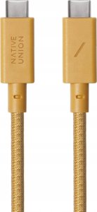 Kabel USB Native Union USB-C - USB-C 3 m Żółty (ACABLE-C-KFT-NP) 3