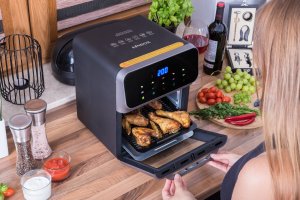 Frytkownica beztłuszczowa Linbox Frytkownica beztłuszczowa/piekarnik 5504 Linbox czarna 2