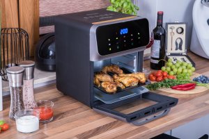 Frytkownica beztłuszczowa Linbox Frytkownica beztłuszczowa/piekarnik 5504 Linbox czarna 6