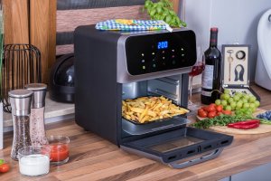 Frytkownica beztłuszczowa Linbox Frytkownica beztłuszczowa/piekarnik 5504 Linbox czarna 7