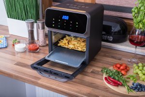 Frytkownica beztłuszczowa Linbox Frytkownica beztłuszczowa/piekarnik 5504 Linbox czarna 8