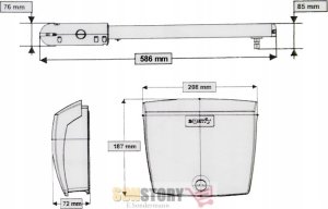 Somfy Somfy Napęd do bramy skrzydłowej - SGS 201 10