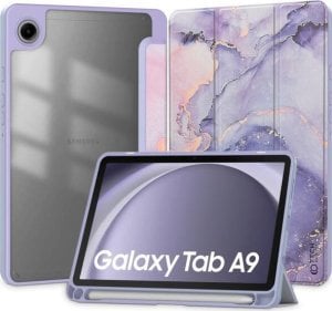 Etui na tablet Tech-Protect Tech-Protect Sc Pen Hybrid Galaxy Tab A9 8.7 X110 / X115 Violet Marble 1