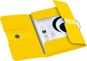 Herlitz Herlitz Gummizugmappe  A4 PP Postmappe transparent gelb 2