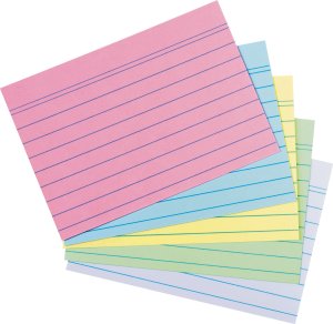 Herlitz Karta indeksowa A6 w linię 4 kolorowy + biały Bl. Engel 200 szt. 2