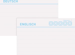 Herlitz Karta indeksowa A8 Słownictwo w linię biały Bl.Engel 100 szt. 4