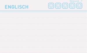 Herlitz Karta indeksowa A8 Słownictwo w linię biały Bl.Engel 100 szt. 6